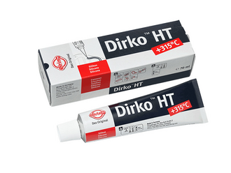 Dirko HT Grey 70ml Durable Elastic Sealant ELRING To +315°C High Temperature