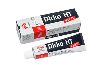 Dirko HT Silikon Schwarz 70ml