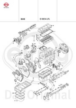 Exploded Drawing D 0834 LFL