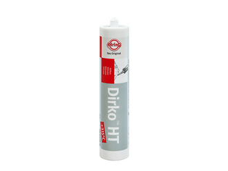 Dirko HT Sealing Compound, red, (-60 to +315°C, compared to grey and black  Dirko, this variant is softer and more more elastic, 70ml, incl. Dosing