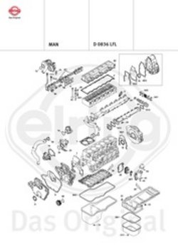 Exploded Drawing D 0836 LFL