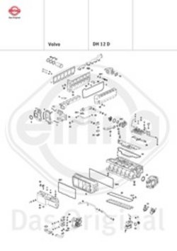 Exploded Drawing DH 12 D